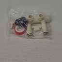 7129871 Water Softener Bypass Valve with Threaded, Water Softener Parts, Replaces 34371, WS15X10012, 3437, 3437299 and 42-3437, Compatible with Kenmore, GE, Whirlpool, Morton, NorthStar, EcoWater