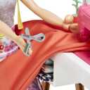 Barbie Fashion Designer Doll & 25+ Accessories, Studio Playset Includes Toy Furniture, Sewing Machine & Mannequin, Blonde Doll, Taille unique