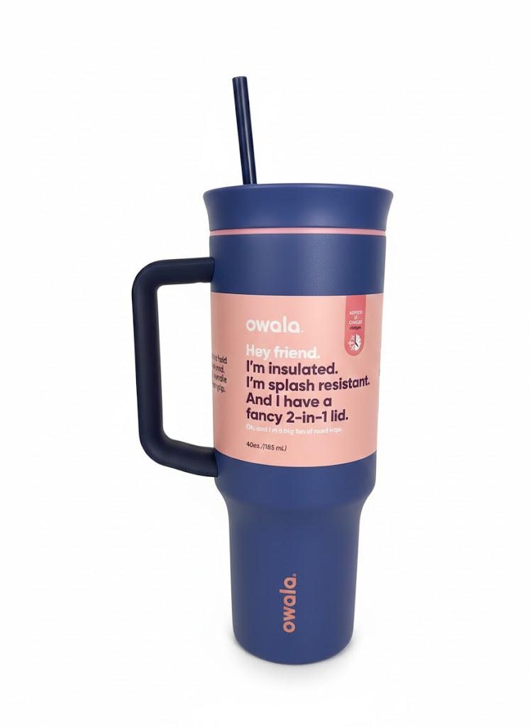 Owala 40 oz Tumbler Blue Jay