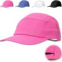 Performance Hat for Women Men, Lightweight Breathable Mesh Running Hat, Sport Cap for Golf, Cycling, Tennis (One Size, Rose)