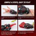 Spider Web Shooter - Real Web Slinger that Actually Shooters for Kids, USB Type c Charging, Launcher Distance 8ft, Cool Gadgets Toy Things for Superhero Role-Play
