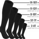 QBK 2T/3T/4T/5T Toddler Baseball Socks And Belt Youth Softball Tee Ball Combo Set for Boy Girl (1 Pairs of Socks & 1 Belt)