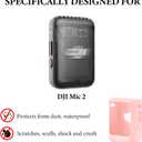 Geekria for Creators Microphone Case Cover Compatible with DJI Mic 2 Transmitter, Mic Silicone Protective Skin, Soft Sleeve Shell Protector (Pink / 2 Pack)