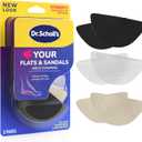 Dr. Scholl's Love Your FLATS & SANDALS Arch Cushions Women Size 6-10, 3 Pair (3 Pair (Pack of 1))