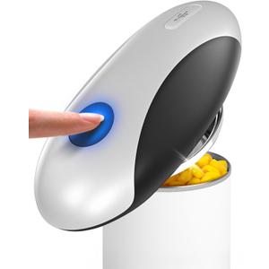 Automatic Electric Can Opener, Hands-Free One-Touch Can Openers with Smooth Edge, Easy-Grip Design & Magnetic Lid Lifter  a Rechargeable Opener for Most Cans and Seniors with Arthritis