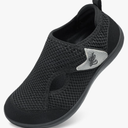 LeIsfIt Womens Wide Diabetic Shoes Adjustable Barefoot Walking Shoes Breathable Zero Drop Sneakers for Wide Width Arthritis Edema Feet 40 Black