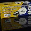 Pack of 10 Bulbs 1141 S8 Low Voltage Landscape Light Bulbs 12V 18W BA15s Bayonet 18W Lamp