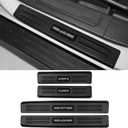 Door Sill Guards Compatible with Ford Bronco 2021-2025 2026 Accessories ABS Material Door Sill Protector Plate Decoration Front and Rear Door Pedal Kick Protection(Not for Bronco Sport)