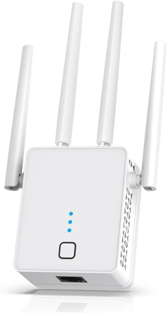 WiFi Extender, 2026 Fastest WiFi Booster 1200Mbps Dual Band (5GHz/2.4GHz) WiFi Extenders Signal Booster for Home, WiFi Repeater with Ethernet Port Covers up to 10000sq. ft and 65+ Devices