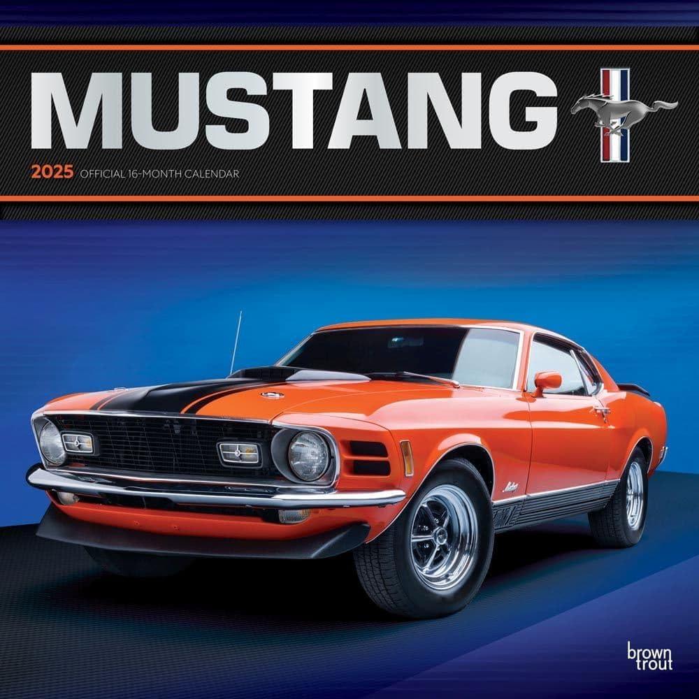 BrownTrout, Mustang 2025 Wall Calendar