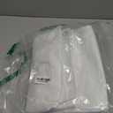 TARPAL 8'x10' White Tarp Waterproof 7.5 mil Medium Duty All Purpose Poly Tarps Cover Waterproof,Snow Proof UV Protection,Rip and Tear Proof,Poly Tarpaulin (8x10 Feet-Finished size)