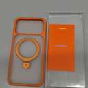 TORRAS Ostand Q3 Air for iPhone 17 Pro Max Case with 360 Magnetic Stand, Fit for MagSafe, Mil-Grade Drop Tested, Camera Control Button, Shockproof Phone Case for iPhone 17 Pro Max 6.9", Horizon Orange