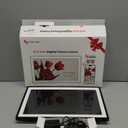 BIGASUO Digital Picture Frame Frameo 15.6" WiFi Electronic Photo Frames Large with 64GB Memory 1920x1080 IPS FHD Touch Screen Share Moments Instantly Anywhere Photo Gifts for Parents and Grandparents (15.6 inch Black & White)