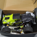 AMORIL 1/10 RTR Brushless Fast RC Cars for Adults,Max 50mph Hobby Electric Off-Road Monster Truck,Waterproof High Speed RC Car 4WD Remote Control Car with 3S Lipo,Green