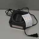 Gaiatop Mini Space Heater, Lightweight PTC Ceramic Fast Heating 500W Energy Efficient for Indoor Use, Overheating & 45 Tip-Over Protection, Portable Desk Electric Heaters for Office Home Black