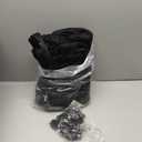 Aoodor Universal 10x10 ft Gazebo Mosquito Netting, Replacement 4-Panel Sidewalls with Double Zippers for Patio, Backyard, Deck, and Lawn (Netting Only, Black)