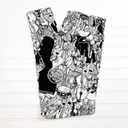 TC LuLaRoe Leggings - Black With White Musical Instruments, Pack Of 3