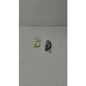 Cell Candy Apple Quick Charge Cable to USB C Extended Length 6.5 Foot Black