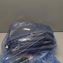 Wohomzy Thermal Door Curtain Fits Doors Size 36"x80"，Curtain Size 39"x82", Magnetic Insulated Curtain Side Open Keep Warm in Winter Cool in Summer,Diamond Pattern,Gray