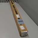 Tension Curtain Rod by EZFurni, 42-123 Inches, Heavy Duty Tension Rods for Windows, Adjustable Spring Loaded Curtain Rods No Drilling, Renter Friendly, Hold Up Blackout Curtains and Non Slip,Black