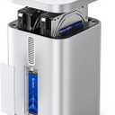 ORICO MiniTower 2 Bay RAID Enclosure Compatible NVMe SSD 10Gbps with Expansion Hub Docking Station for Mac mini M4 Max Up to 56TB-M435