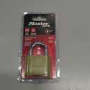 Master Lock Brass Combination Padlock for Indoor and Outdoor use with Resettable Combination for Gym Locker, Gate, Fence, or Shed Lock, 175D