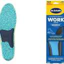 Dr. Scholl's Men's Shoe Insoles - 24-Hour Energy Multipurpose Size 8-14 & Work All-Day Superior Comfort with Massaging Gel, 1 Pair Each