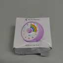 Visual Timer for Kids, 60-Minute Countdown for Classroom Office Kitchen, Desk Timer Kids Time Management Tools with Silent Operation, Pomodoro Timer Rainbow Pattern Purple