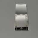 Compact Mirror, Rechargeable 30X Magnifying Mirror with 3 Lighting Modes & Dimmable Brightness, Portable Travel Makeup Mirror with Light, Essentials for Travel, Pocket, Purse, Gifts for Women White