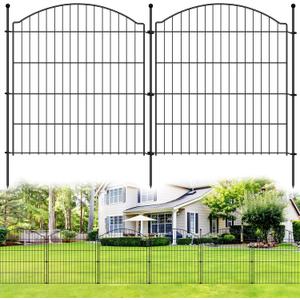 Decorative Garden Fences 32in x 36ft, 15 Pack Outdoor Fencing Animal Barrier Dog Border, Metal Wire Fence Panels for Garden Decor, Flower Bed Edging Borders for No Dig Patio Yard