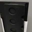 Pool Stick Holder Wall Mount for 7 Cues, Wooden Billiards Pool Cue Rack, Pool Cue Holder Pool Table Accessories Equipment Organizer, Pool Cue Rack Billiards Accessories for Game Room Men Cave- Black