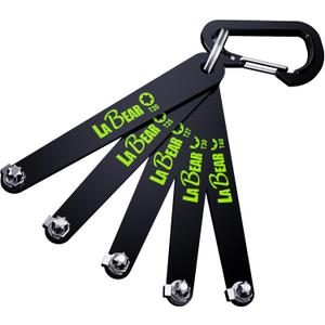 LABEAR- Low profile torx set, Low profile torx, TORX 5-Piece Ultra Low Profile Offset Screwdriver Set, Star, 90 Degree Straight Slim Plate For Tight Area, T20, T25, T27, T30 & T40, EDC Screwdriver