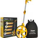 Zozen Professional Measure Wheel, with Brake & Handle Reset - Advanced Collapsible/Mechanical, Distance Measuring Wheel in Feet [Up To 10,000Ft], with Cloth Carrying Bag.
