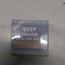 Lala Organics Beef Tallow Healing Balm for the Face, Organic Grass Fed Beef Tallow Cream, Whipped Beef Tallow for Skin, Natural Grassfed Beef Tallow Balm Moisturizer with Manuka Honey