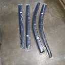 Window Visors Rain Guards for Chevrolet Chevy Silverado/GMC Sierra 1500 Crew Cab 2019-2025 2026 Accessories, Outside-Mount Tape-On Side Window Wind Deflectors Vent Visors Shades Rainproof