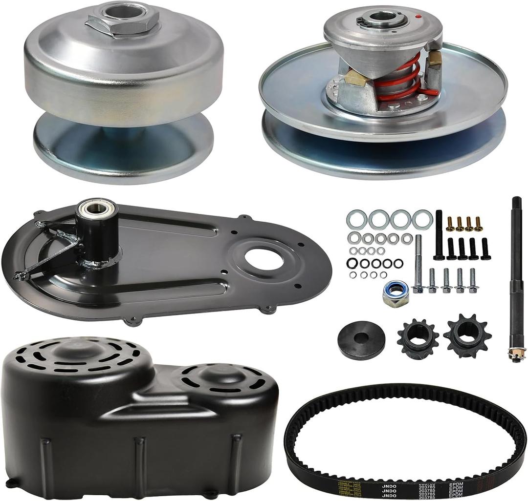JNDO 40 Series Torque Converter Kit 1in Bore for Predator 420cc Go Kart
1 inch bore driver, 3/4 inch driven, for 8hp-16hp, Predator 420cc, Comet 209133A, Manco 2432, go kart