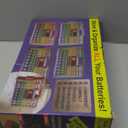 Battery Organizer Storage Holder Box Case with Tester, Ultra-Large 280+ Batteries Double-Sided Variety Pack,Holds AA AAA 4A C D Cell 9V 3V Lithium18650 LR44 CR2 CR123 CR1632 - Black