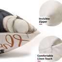 Blue And White Pumpkins Pillow Covers Fall Decorative Lumbar Pillows 12x20 Set of 2 Autumn Thanksgiving Throw Pillow Covers Farmhouse Pillowcases Cotton Linen Cushion Cover For Couch Bed Sofa Chair