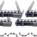 BestParts 4-Pack 2.5" SFF SAS SATA Drive Tray Caddy Compatible with Dell PowerEdge T440 T640 T430 T630 T620 T710 R330 R530 R520 R720 R720XD R310 R510 R515 R410 R710 MD3600 MD3400 with Screws