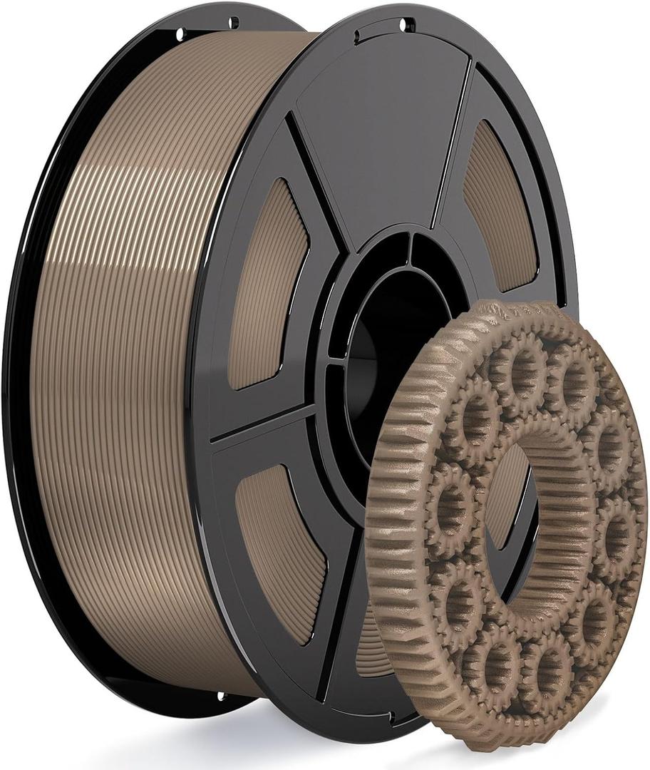 iSANMATE Brown PETG Filament 1.75mm 30-300mm/s 3D Printer Filament 1KG High Precision,Strong Toughness,for Most FDM 3D Printers,AMS,AMSLite,Dryer Box and Holder