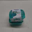 Sistema 1.24L Lunch Stack Square to Go Assorted Colours, Polypropylene, 1.24 Litre