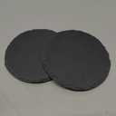 13 Pieces Slate Drink Coasters, GOH DODD 4 Inch Black Coasters Stone Coaster Set, Laser Engraving Blanks with Anti-Scratch Bottom for Home Office Bar Outdoor Housewarming Gifts Wedding Party, Round