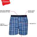 Hanes Men's Underwear Boxers Pack, Cool & Breathable Cotton Underwear, Moisture-Wicking Boxers for Men (XXL)