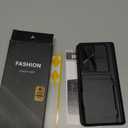 Viaotaily for Galaxy Z Fold 4 Case with Card Holder & Kickstand & Screen Protector, [2023 Upgrade] Slide Camera Lens Cover & Hinge Protection Wallet Phone Case for Galaxy Z Fold 4 2022, Black