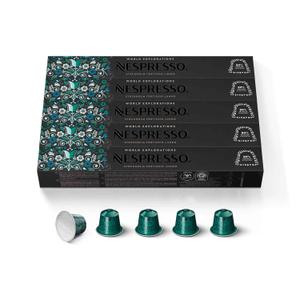 Nespresso Capsules Original Line, Stockholm Fortissio Lungo, Dark Roast Coffee, 50 Count Coffee Pods (EXP 03/31/27)