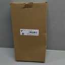 DAWNER 24" Black Toilet Paper Holder Free Standing, Stainless Steel Rustproof Toilet Paper Stand with Storage, Stable Heavy Weighted Flat Base for Apartment, Bathroom, Kitchen, Matte Black Finish