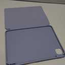 GKABXY Case for iPad Pro 11 inch (M5/M4) 2025/2024 with Pencil Holder,Tri-Fold Stand Cover, Protective Soft TPU Back&Shockproof Air Corner,Supports Apple Pencil Pro, Auto Wake/Sleep (Purple Gray)