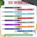 24 Pcs Funny Accountant Ballpoint Pens, Be Audit You Can Be Funny Accountant Gifts, Ballpoint Writing Pens Accounting Firm, Inspirational Gifts for Cpa Friends Women Coworkers Office Supply