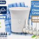 Glade Scent Flow PlugIns Air Freshener, Clean Linen, 1 Device + 4 Refills, 2.61 fl oz