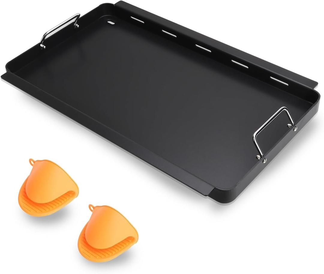 Griddle Insert for Charbroil Commercial Infrared Gas Grill 3 Burner, Flat Griddle for Char-broil 466242515 466242615 463367516 463243016 Grills Plate, G466-0025-W1A Grates Replacement Parts